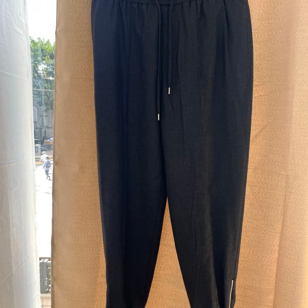 에르메스 블랙 캐시미어 조거 팬츠 40