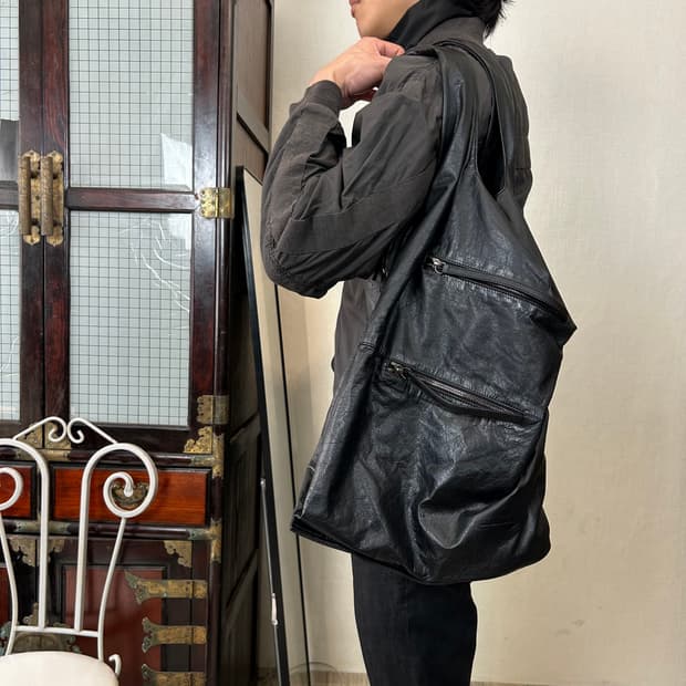 JIL SANDER by RAF SIMONS 12ss 램스킨 쇼퍼백