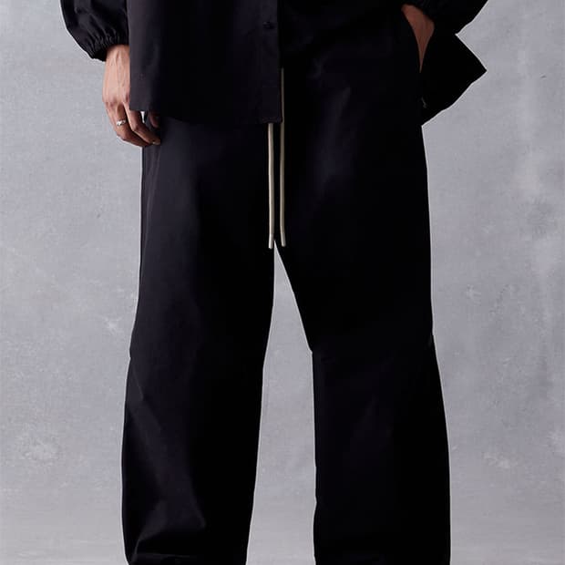 피어오브갓 에센셜 더 블랙 컬렉션 릴렉스드 팬츠 제트 블랙 M사이즈