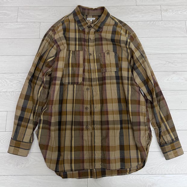 택포)25ss 엔지니어드가먼츠 마드라스 워크셔츠 m 판매