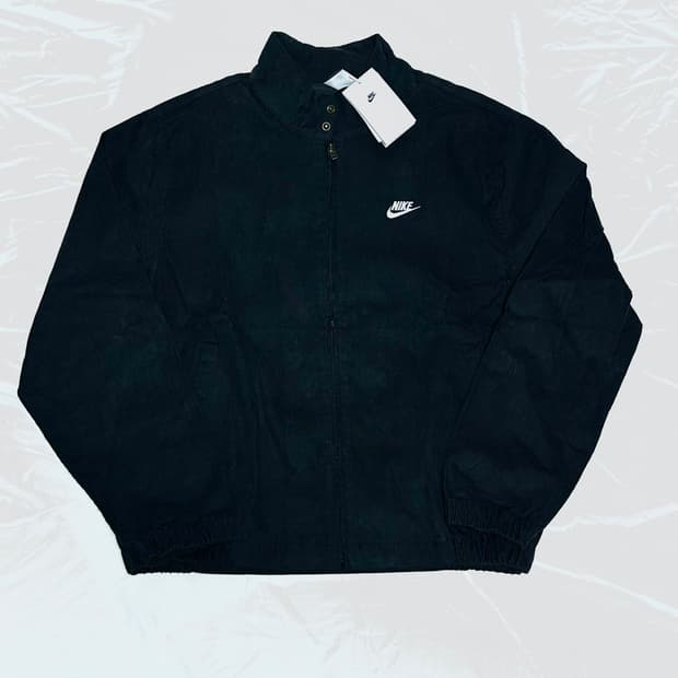 (XXL) 나이키 NSW 클럽 코듀로이 해링턴 자켓 블랙 새제품