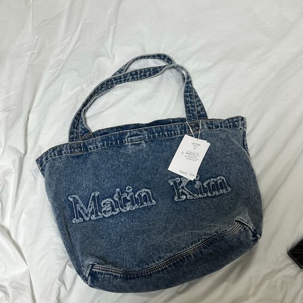 마뗑킴 데님 에코백