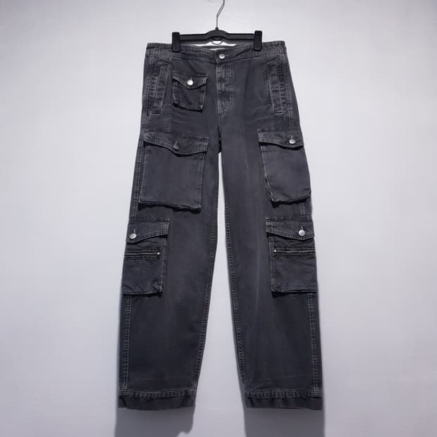 ZARA 자라 유틸리티 카고 팬츠 다크 그레이 희귀 L (33인치)