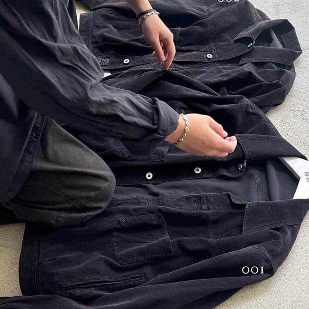 [4, 택포] 폴리테루 1011 페이즐리 트러커 002 다크퍼플브라운