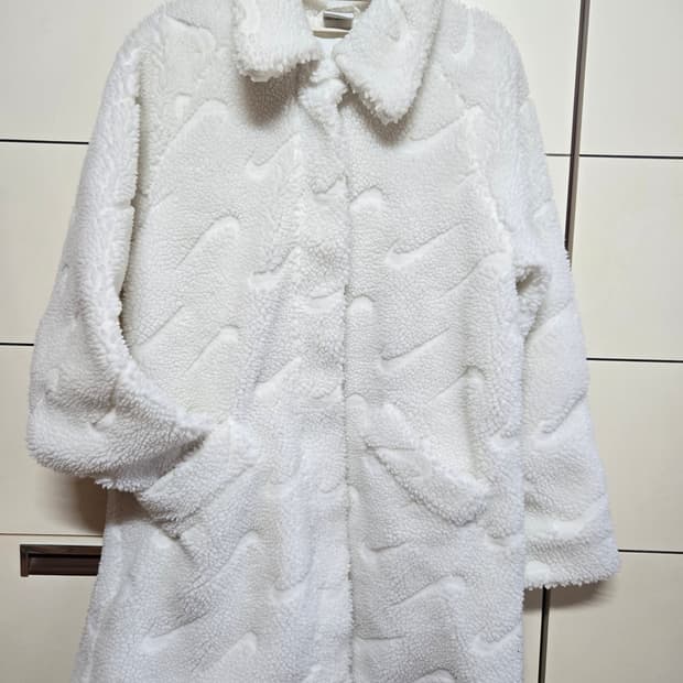 나이키 여성 아이콘 클래쉬 셰르파 프리스 롱 후리스