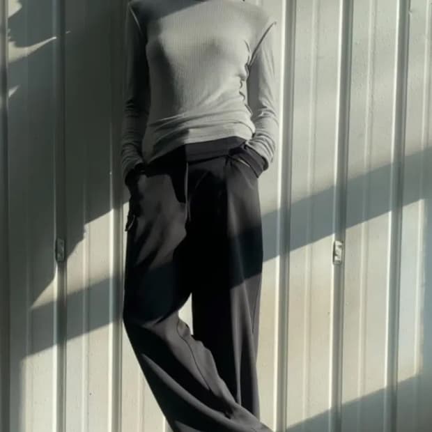 런던플랏 플랍 카고 팬츠 차콜 s