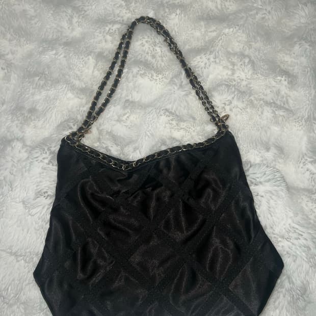 빈티지 체인 숄더백