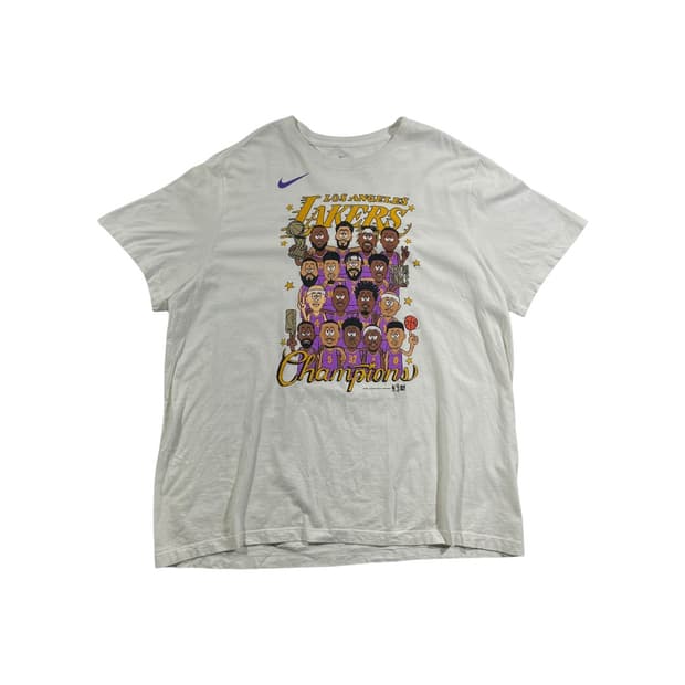 [NIKE] 나이키 NBA 레이커스 2020 챔피언 그래픽 반팔티