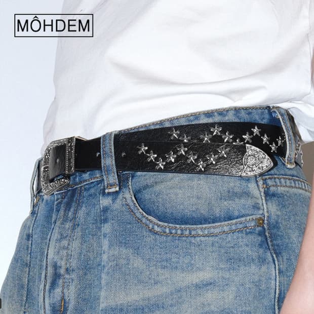 [Unisex] 별별 웨스턴 스터드 벨트
