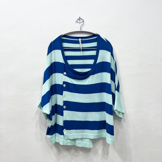 Sunao Kuwahara 스트라이프 가디건