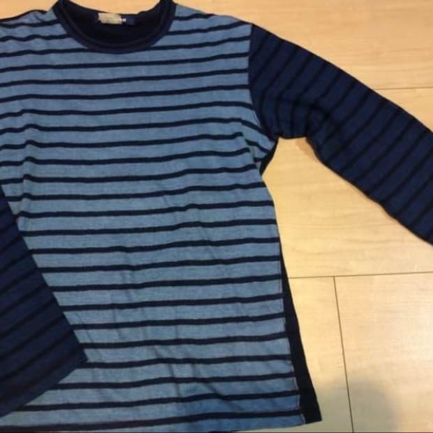 Junya watanabe stripe sleeve