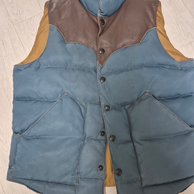 RRL 레더요크베스트 M사이즈