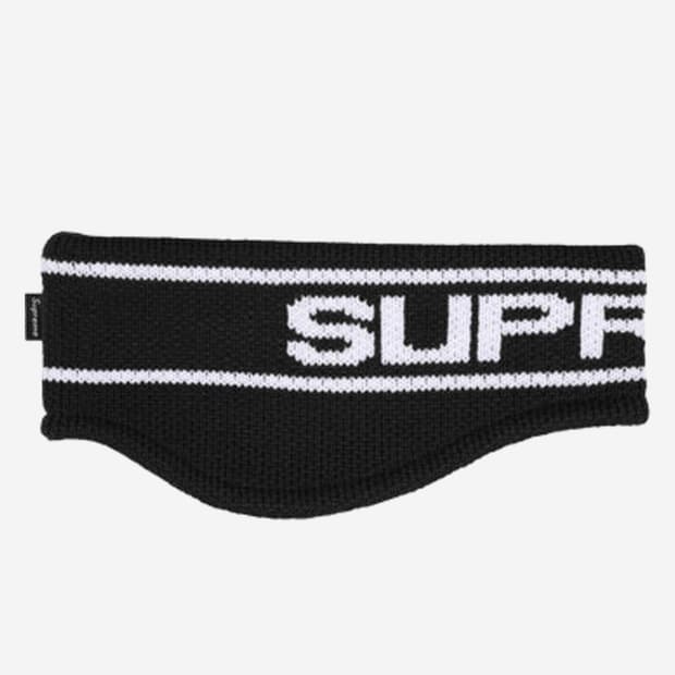 슈프림 콘트라스트 로고 헤어밴드 