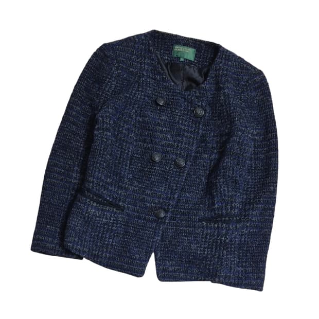 유나이티드 컬러스 오브 베네통 울 트위드 자켓