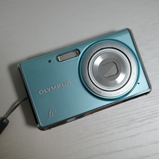 (풀박스) 올림푸스 카메디아 OLYMPUS FE-4020 디카 블루