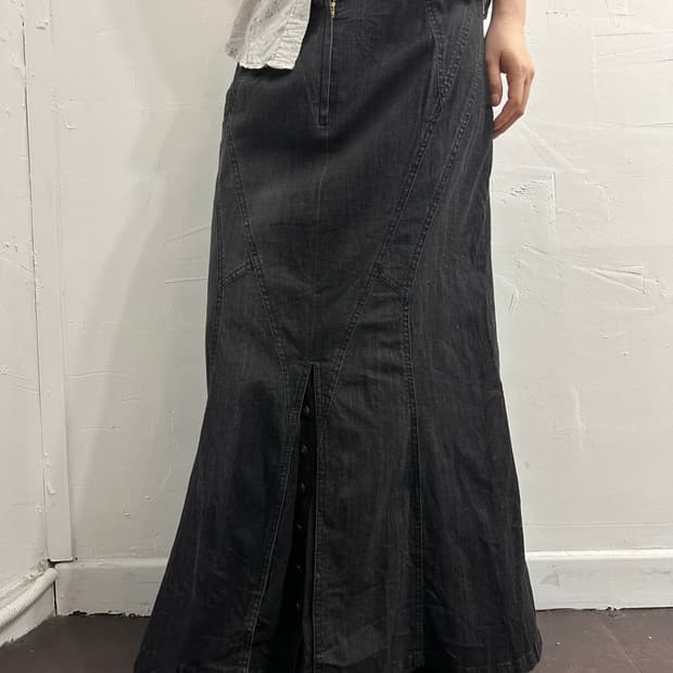 scapa denim long skirt