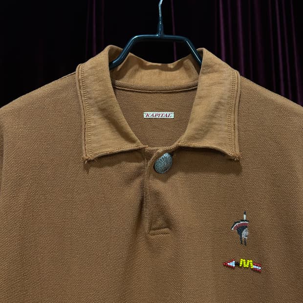 KAPITAL 캐피탈 Indian pique half shirt