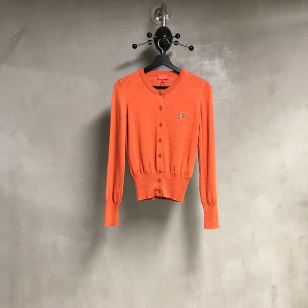 비비안웨스트우드 가디건 오렌지 S(W)