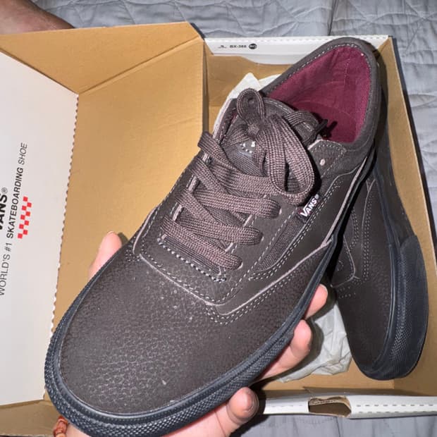 반스 스케이트 다크브라운 285