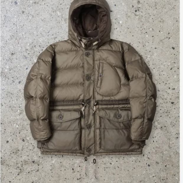 헨리코튼 ffc 카라코람 립스탑 다운 패딩 베이지