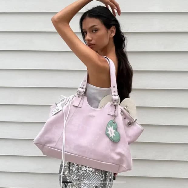 히에타 베키백 파우더 핑크 가방 hieta becky