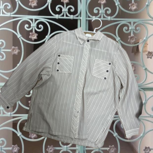 줄무늬 블라우스