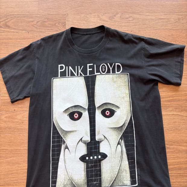 90s pink folyd 밴드티