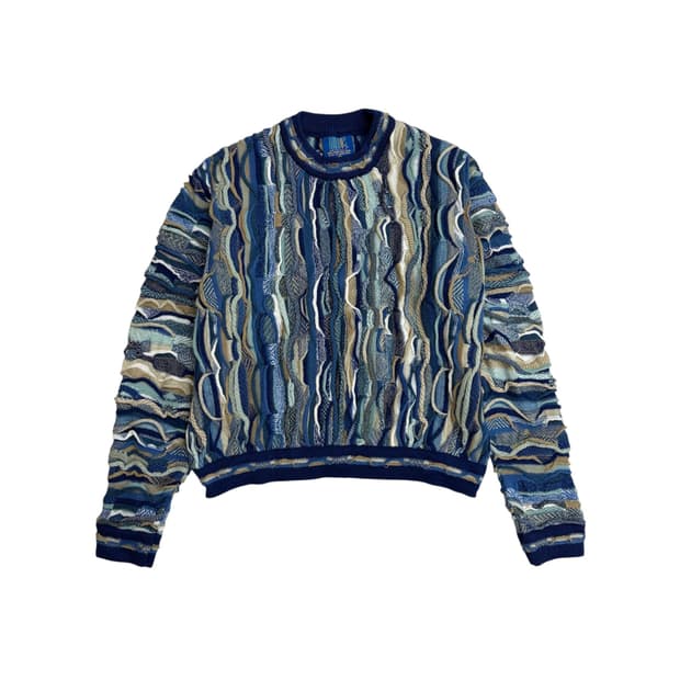 limnos 림노스 90‘s 3D 쿠지 스타일 케이블 니트 s