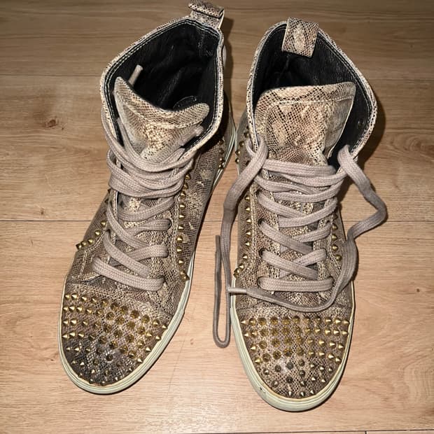 빈티지 뱀피 하이탑 