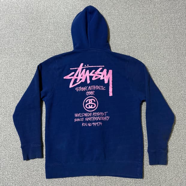 Stussy 스투시 월드투어 기어 후드 집업