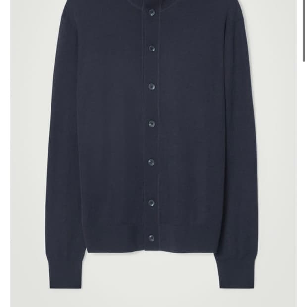 [L] Cos 메리노 울 퍼널넥 가디건 판매 