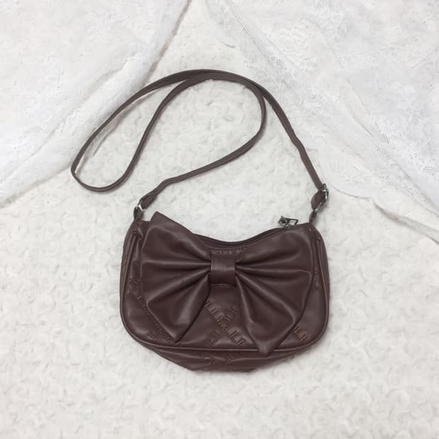 빈티지 모리걸 리본 미니 크로스백