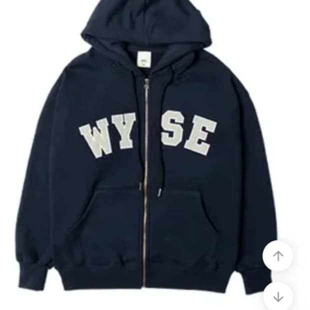 와이즈 WYSE 네이비 후드집업 S