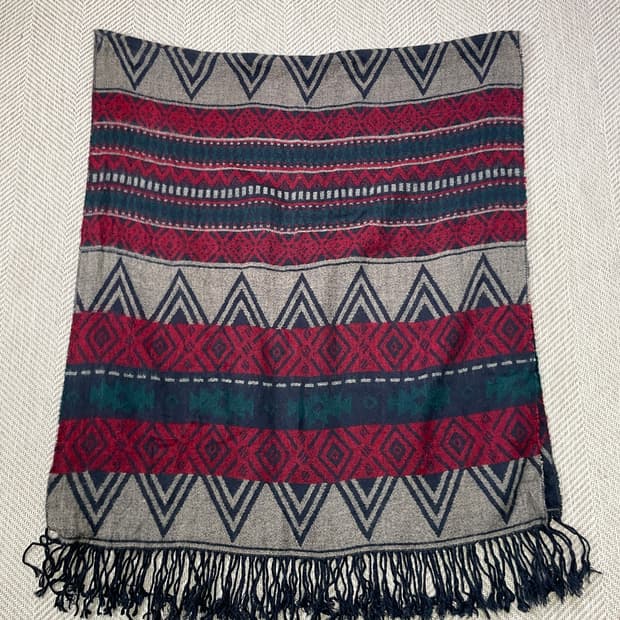 빈티지 네이티브 아메리칸 사우트웨스턴 리버시블 블랭킷  J03592