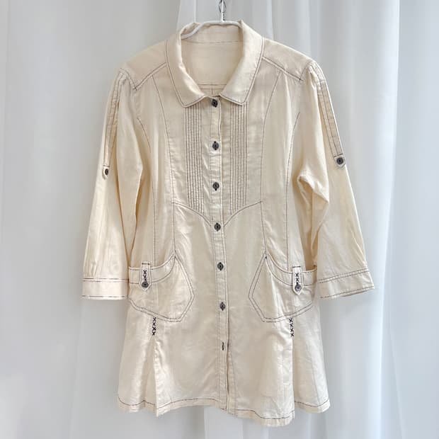 모어 버터 빈티지 디테일 원피스 재킷