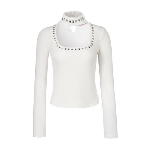 베이비메탈클럽 스터드 초커 티 갸루 베메클