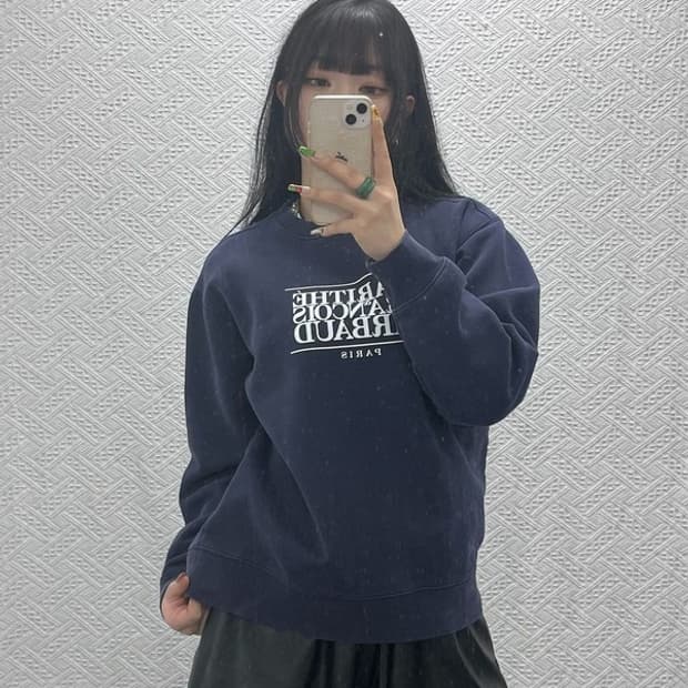 마리떼 프랑소와 저버 올드스쿨 빈티지 캐주얼 맨투맨 M C09510