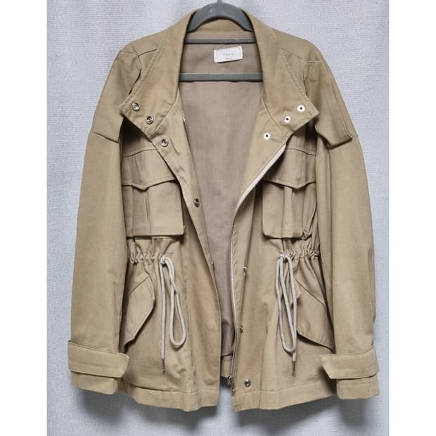 베이지 야상 자켓