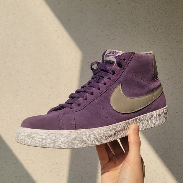 나이키 sb 블레이저 미드 퍼플 275 (270)