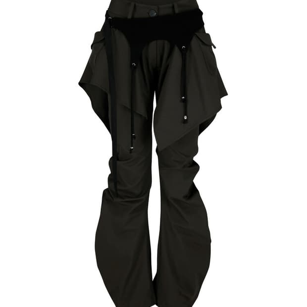 카시코 레이어드 스트랩 팬츠 M > S 사이즈 교환