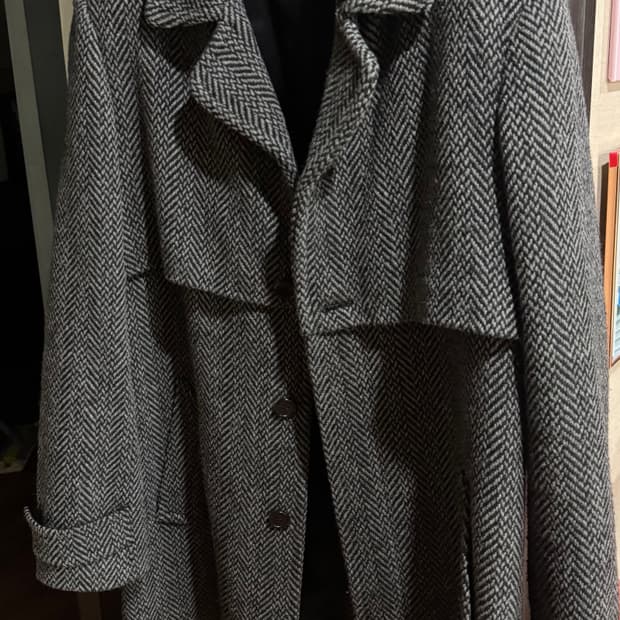 생로랑 17fw 트위드 코트 50사이즈