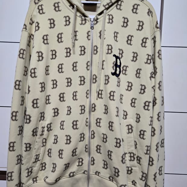 MLB 모노그램 후드집업,바지 셋업