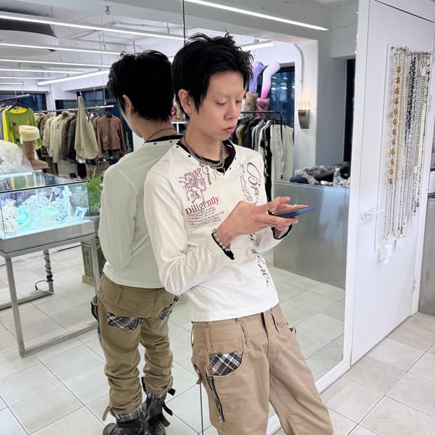 layered lettering t-shirt