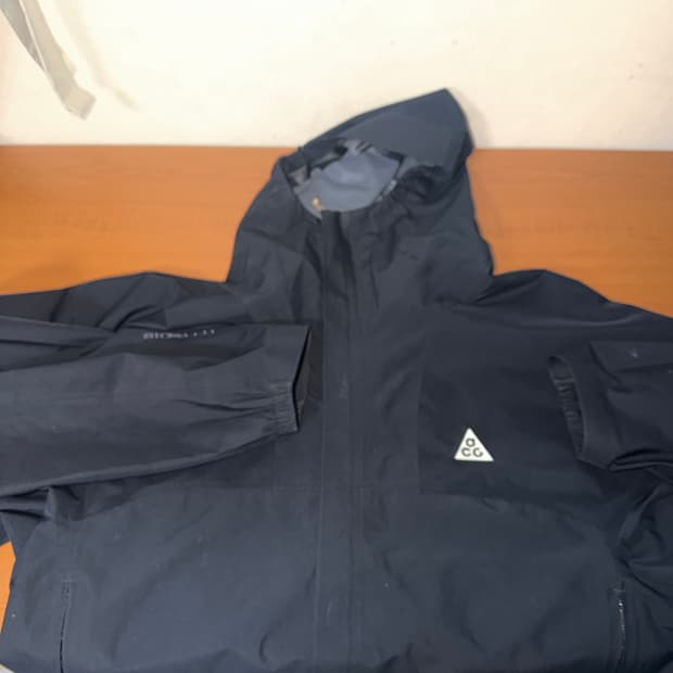 나이키 ACG 스톰핏 ADV 케스케이드 레인 풀 집 자켓 블랙 아시아