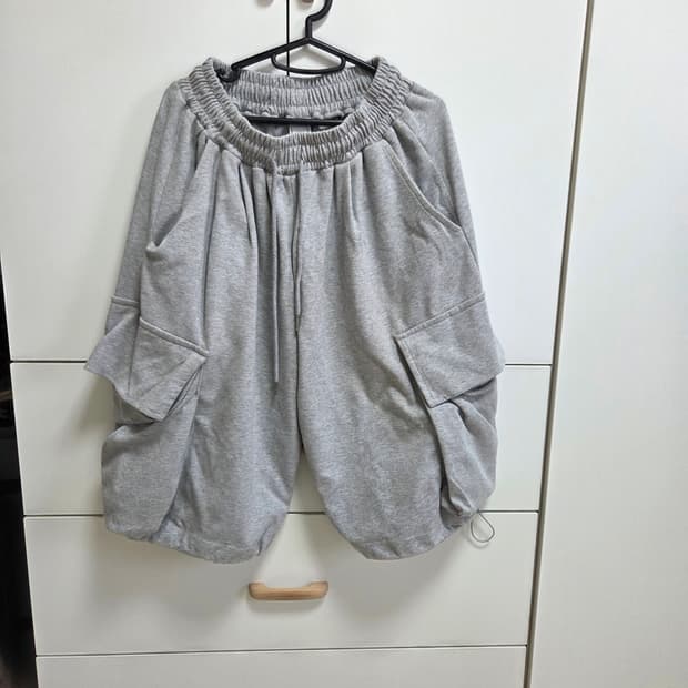 그레이 버뮤다팬츠 프리사이즈