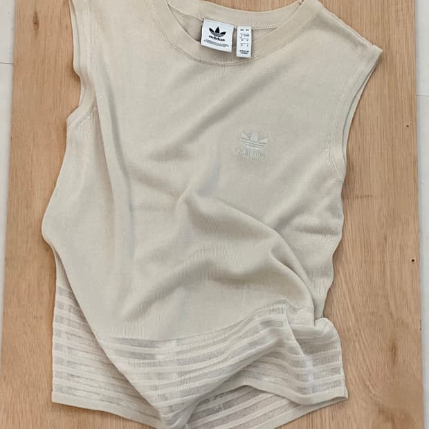 [adidas] rayon / cotton blend sleeveless