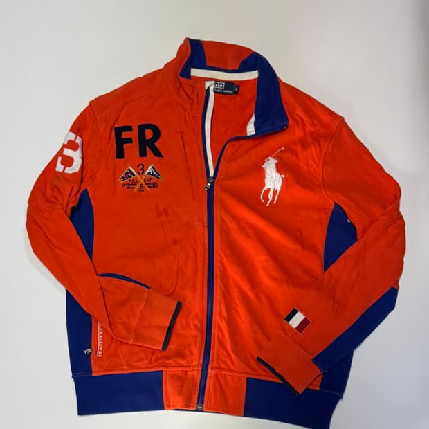 희귀!! 폴로 랄프로렌 레이싱 오렌지 집업 XL