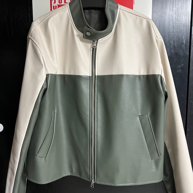 시그니처 투톤 자켓 