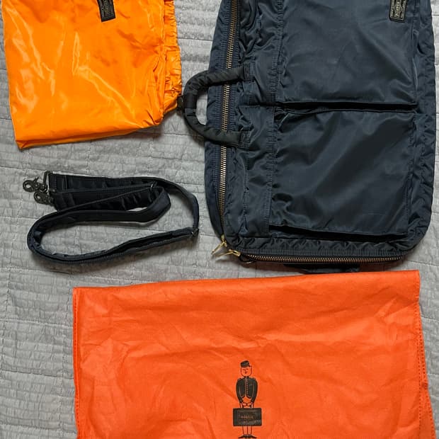 (신형!) Porter 요시다 포터 탱커 3way 브리프케이스 아이언블루