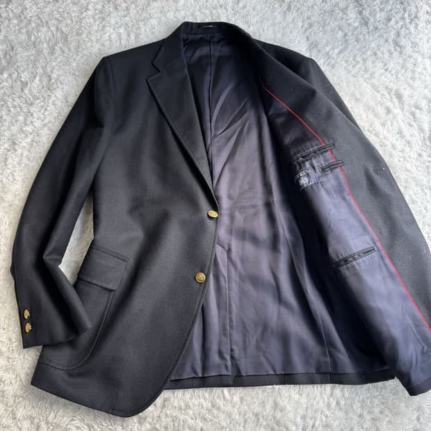 제이프레스 네이비 금장 블레이저
